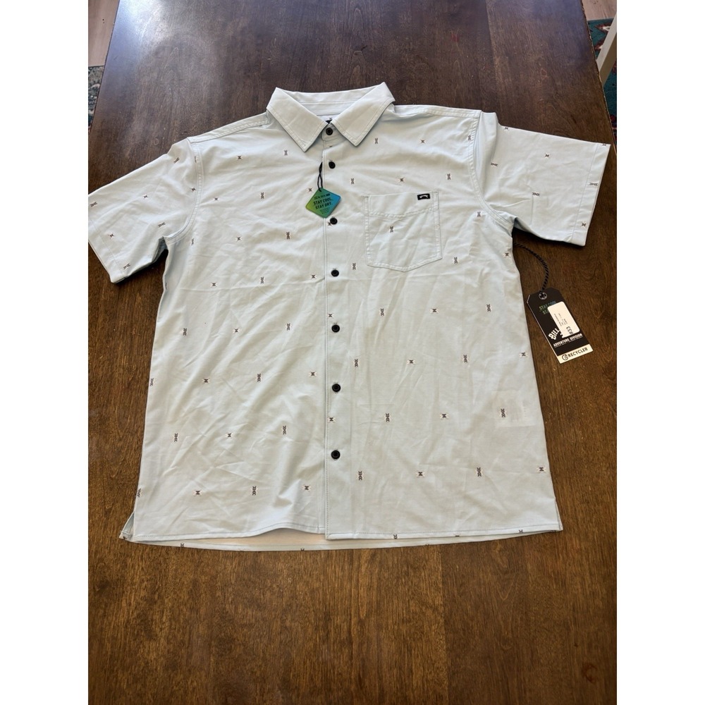Billabong Mens Surftrek Transit SS Shirt Blue Adventure Division M 24A041500
